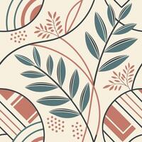 Modern Abstract Seamless Textile Pattern for Fashion and Home Decor Design vector