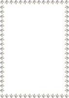 Cotton branch empty frame. Simple plant Thanksgiving template vector