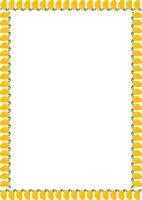 Juicy mango frame. Hello autumn, thanksgiving vector
