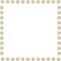 Mystic tribal eye frame. celestial prediction eye template for your text vector