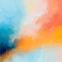 Abstract background with hand painted minimal modern art design vector