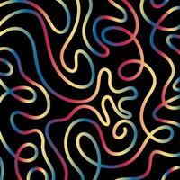 Colourful abstract doodle pattern design background vector
