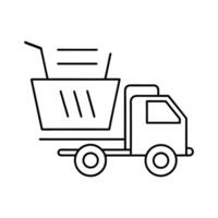 Design Home Delivery Icon Style vector