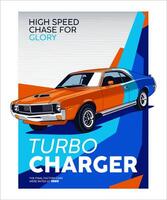 High Speed Chase For Glory vector