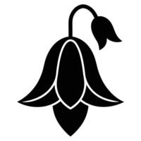 A bellflower icon with a simple vector