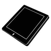 Tablet over table vector