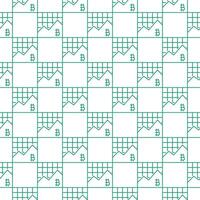 Cryptocurrency Trading Bitcoin Graph linear seamless pattern vector