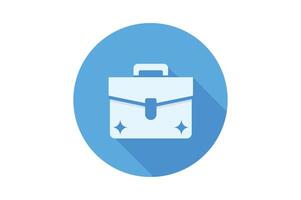 Hand Drawn Briefcase Icon , business briefcase icon, office work bag , corporate bag illustration vector
