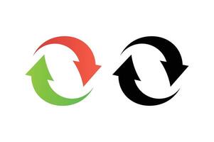 Spinning Arrows Graphics, rotating arrows , circular arrow design, arrow rotation symbol vector