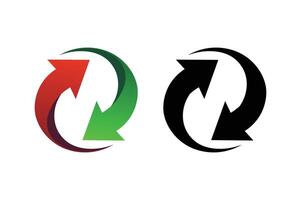 Rotating Process Arrows , circle arrow , rotating arrow , circular arrow graphic vector