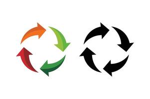 Cycle Infographic Circle Arrows, circle arrow , rotating arrow , circular arrow graphic vector