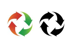 Infographic Process Arrows Bundle, circle arrow , rotating arrow , circular arrow graphic vector