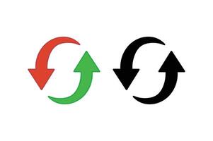 Circular Motion Arrows , rotating arrows , circular arrow design, arrow rotation symbol vector