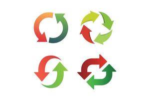Looping Arrow Pack, circle arrow , rotating arrow , circular arrow graphic vector
