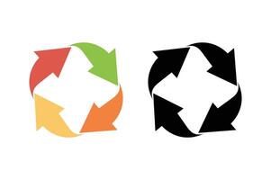 Repeat Process Arrow Vectors, circle arrow , rotating arrow , circular arrow graphic vector