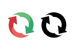 Rotation Symbol Circular Arrows, circle arrow , rotating arrow , circular arrow graphic vector