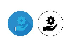 Support and Service Tools Icons, technical support icons, construction tools icons, repair service icons vector