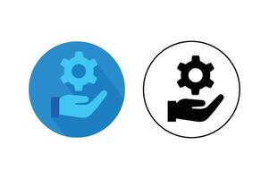 Technical Support Construction Tools Icon Set, technical support icons, construction tools icons, repair service icons vector