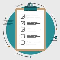 Work Management and To Do List Stock vector