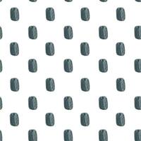 Geometric abstract background. Seamless pattern with simple shapes. Hand drawn background. vector
