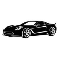 Car Silhouette Logo Design vector