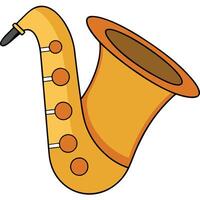 Saxophone Flat for Web and Print vector