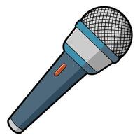 Microphone Flat Art for Web and Print vector