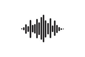 Sound wave icon vector