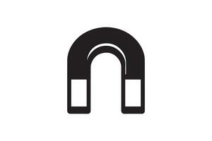 Magnetic icon illustration on white background vector