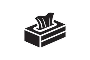 A black and white image of a box with a toothbrush inside vector