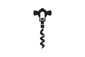 A black and white illustration of a gas pump vector