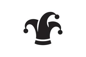 Jester hat icon illustration on white background vector