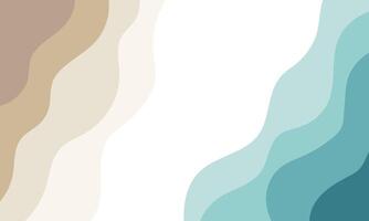 Colorful abstract background with wavy lines vector