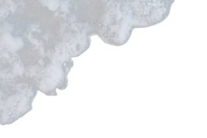 Soapy Foam Surface Background Left Border png