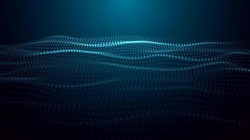 Dynamic blue wave animated wallpaper in high definition. Perfect for digital backgrounds, motion graphics, visual effects, and creative project video