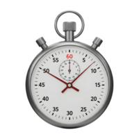 Precise Sixty-Second Analog Stopwatch Timer Measurement Device png