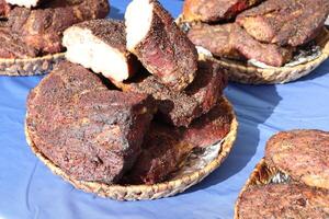 Savor the experience of a Delicious Smoked Meat Platter infused with exquisite Spices and Herbs photo