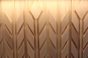 Offering a beautiful and elegant series of textured wood paneling with distinct design patterns photo