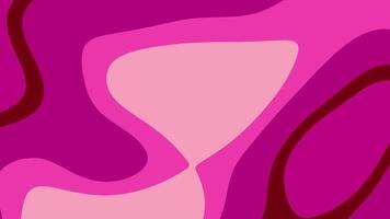 flowing wavy shapes in vibrant pink and red tones suitable for background video