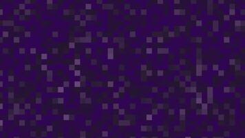 Dark purple pixelated texture with abstract geometric square pattern design suitable for background video