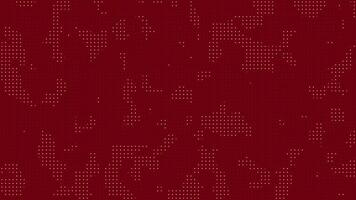 dark red backdrop featuring subtle white dotted textures arranged evenly suitable for background video