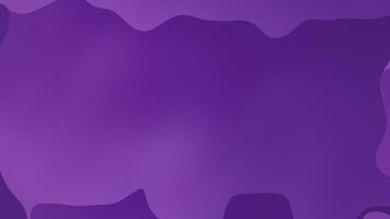 Smooth gradient purple background with abstract fluid shapes for design suitable for background video