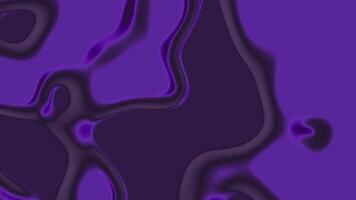 Digital liquid abstract background in deep purple gradient tones suitable for background video