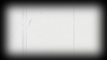 Grungy black and white old film frame animation with noise and flicker overlay ready video