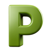 magnificent rare Crisp edges, symmetrical P in olive green. Flat color, clean lines with Scalable Design. png