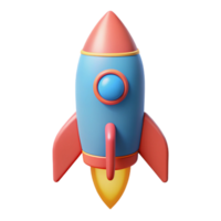 gorgeous futuristic Minimal rocket icon. Flat color, clean lines with Scalable Design. luxury png