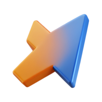 pristine nordic Geometric arrow pointing right. Crisp edges, flat color, with Scalable Design. ultra HD png