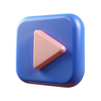 passionate captivating A play button icon. Geometric, minimal with Scalable Design. handcrafted png
