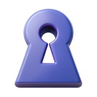 bold fascinating Keyhole character with a circular top and rectangular bottom. Crisp edges, scalable, flat color with Scalable Design. genuine png