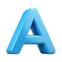 joyful majestic Flat color, symmetrical A in light blue. Clean lines, with Scalable Design. 8K png